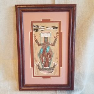 Navajo Sand Painting Artist Signed